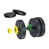 Adjustable Dumbbell Barbell Lifting Set, 22-44 Lbs Weight Set, Easy Assembly And Save Space, Home Gym Equipment For Men And Women, Free Weight Set with Connector Rod, Dumbbells Pair Free Weights view 2