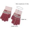 Children's Gloves Autumn, Winter and Winter Boys Kindergarten Pupils Children Outdoor Warm Knitting Wool 4-7 Years Old (Color : Black) view 3