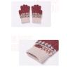 Children's Gloves Autumn, Winter and Winter Boys Kindergarten Pupils Children Outdoor Warm Knitting Wool 4-7 Years Old (Color : Black) view 4