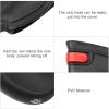 9 Pcs Protector PVC Iron Covers Set Headcover with 5 Black Ropes view 4