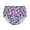 Green Sprouts Baby Girls Pull-Up Reusable and Toddler Swim Diaper, Navy Blooms, 24 Months US