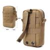 Outdoor Sports Airsoft Gear Molle Assault Combat Hiking Bag Accessory Camouflage Pack Tactical Kit Pouch - Green view 3