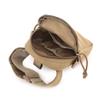 Outdoor Sports Airsoft Gear Molle Assault Combat Hiking Bag Accessory Camouflage Pack Tactical Kit Pouch - Green view 4
