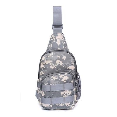 Sunnystacticalgear Outdoor Sports Hiking Sling Bag Shoulder Pack Camouflage Tactical Molle Chest Bag - ACU