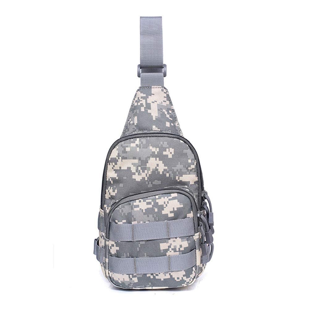 Sunnystacticalgear Outdoor Sports Hiking Sling Bag Shoulder Pack Camouflage Tactical Molle Chest Bag - ACU
