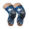 Bucwild Sports Volleyball Knee Pads | Padded Knee Compression Sleeves with Anti-Slip Grip & Flatten-Resistant Cushion | For Basketball, Wrestling & Training  1 Pair (Royal Blue Camo, Small) view 1