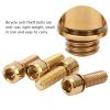 Alomejor 4Pcs Stem Bolt Screws M6x18 High Strength Alloy Mountain Road Stem Screw(Golden) view 3