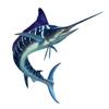 Men's UPF50+ Long Sleeve UV Sun Protection Shirts Quick Dry Outdoor Shirt for Fishing (Sailfish Blue, Small) view 3