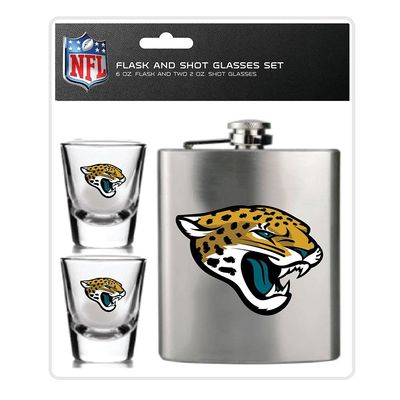 NFL Jacksonville Jaguars Unisex Flask, black, one size
