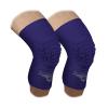 Bucwild Sports Volleyball Knee Pads | Padded Knee Compression Sleeves with Anti-Slip Grip & Flatten-Resistant Cushion | For Basketball, Volleyball, Wrestling & Training  1 Pair (Navy Blue, Small) view 1