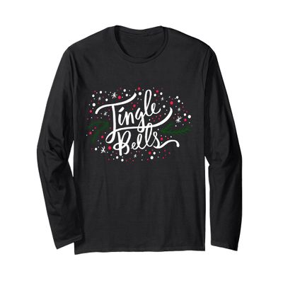Jingle Bells Christmas Design for Men Women, Boys, Girls Long Sleeve T-Shirt