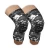 Bucwild Sports Volleyball Knee Pads | Padded Knee Compression Sleeves with Anti-Slip Grip & Flatten-Resistant Cushion | For Basketball, Volleyball, Wrestling & Training  1 Pair (Black Camo, Large) view 1
