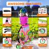 Hurtle Lightweight and Foldable Kick Scooter, Watermelon (HURTS89) view 2