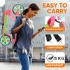 Hurtle Lightweight and Foldable Kick Scooter, Watermelon (HURTS89) view 4