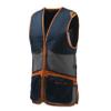Beretta Unisex Full Mesh Shooting Vest - Breathable Lightweight Competition Vest with Cartridge Pockets & Comfortable Fit, Blue Total Eclipse & Grey, M view 1