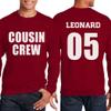 NACRE APPAREL Personalized Men Women Crewneck Add Your Own Text Front Back Side Custom Sweatshirt view 3