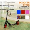 Lightweight and Foldable Kick Scooter - Adjustable Scooter for Teens and Adult, Alloy Deck with High Impact Wheels (Black) view 3