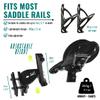 VeloChampion Bike Dual Bottle Cage Holder | Carry 2 Bottles up to 750ml | Ideal for Triathlon & Road Cycling | Suitable for Saddle Rails 50-70mm (Premium) view 4