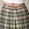 MBJ WB2344 Women Girls Plaid High Waist Japan School Uniform Pleated Skater Tennis Skirt with Short XXL Olive_Plaid view 4