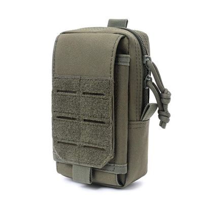 Outdoor Sports Airsoft Gear Molle Assault Combat Hiking Bag Accessory Camouflage Pack Tactical Kit Pouch - Green