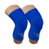 Bucwild Sports Volleyball Knee Pads | Padded Knee Compression Sleeves with Anti-Slip Grip & Flatten-Resistant Cushion | For Basketball, Volleyball, Wrestling & Training  1 Pair (Royal Blue, Large) view 1