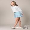 MBJ WB2344 Women Girls Plaid High Waist Japan School Uniform Pleated Skater Tennis Skirt with Short XXL Sky_Blue view 4