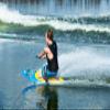 Hydroslide Revolution Kneeboard for Water Sports & Boating w/ Strap and Hydrohook Rope Attachment view 4