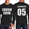 NACRE APPAREL Personalized Men Women Crewneck Add Your Own Text Front Back Side Custom Sweatshirt Black view 3
