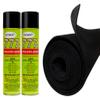Polymat 12ft x 45in S60 Black Carpet + 2 CANS 777 Glue for Boat Trailer Bunks view 1