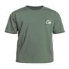 Quiksilver Men's Standard Heritage Short Sleeve Rashguard Surf Shirt, Thyme Heather, M view 1