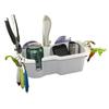 Boat Marine RV Trailer Fishing Caddy Large, Drink Holder, Storage w/Suction Cups or Screw Mount White view 1