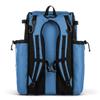 Boombah Catchers Superpack Bat Bag - 23-1/2" x 13-1/2" x 9-1/2" - Black/Columbia Blue - Holds 4 Bats - Backpack Version (no Wheels) view 2