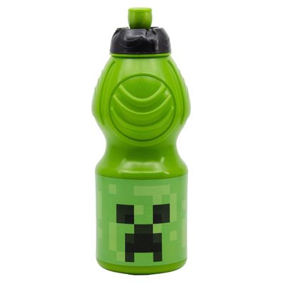 Stor Minecraft Sport Water Bottle 400ml Reusable Leak Proof