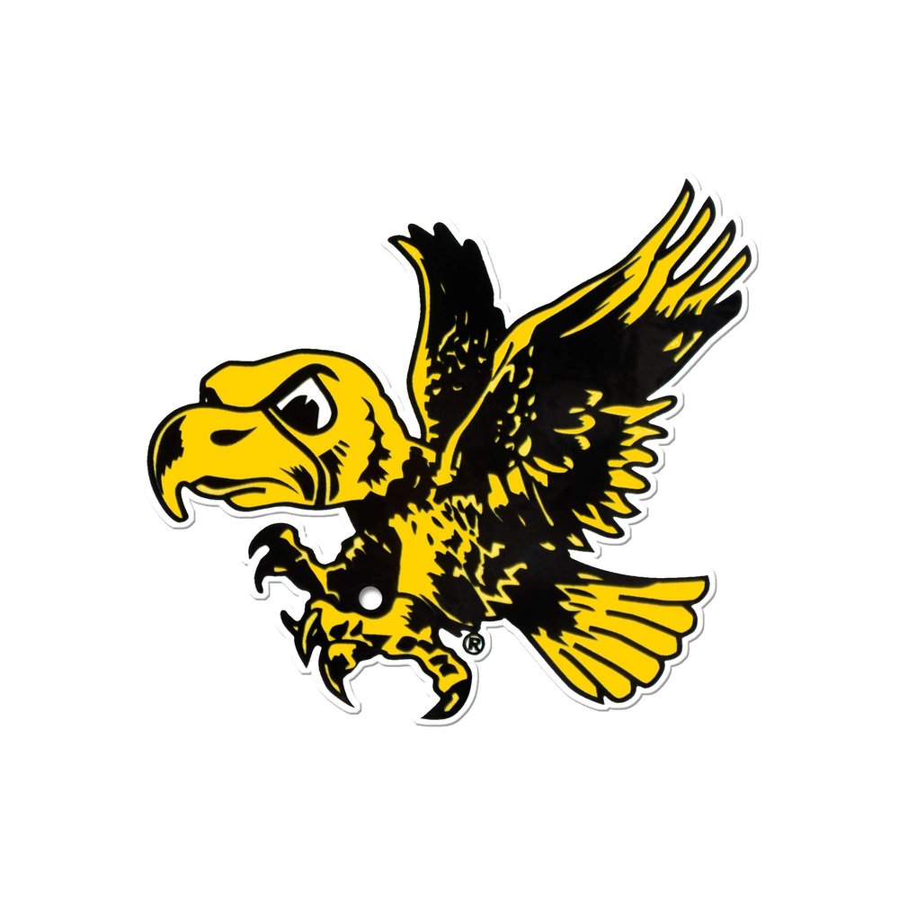Steel Magnet Iowa Old School Flying Herky