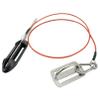 Fish Stringer for Spearfishing with Coated Stainless Steel Cable and Heavy Duty Carabiner (Belt Fish Stringer) view 4