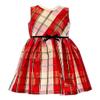 Bonnie Jean Baby-Girls Houndstooth Coat and Dress Set (2T, Red/Gold) view 3