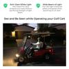 2-Pk Universal Golf Cart Roof Stick On Anywhere One Touch LED Light fits Club Car, Onward, Precedent, EZGO, Yamaha, and Garia carts, USB Rechargeable Puck Designed for Golf cart use, Great Golf Gifts view 2