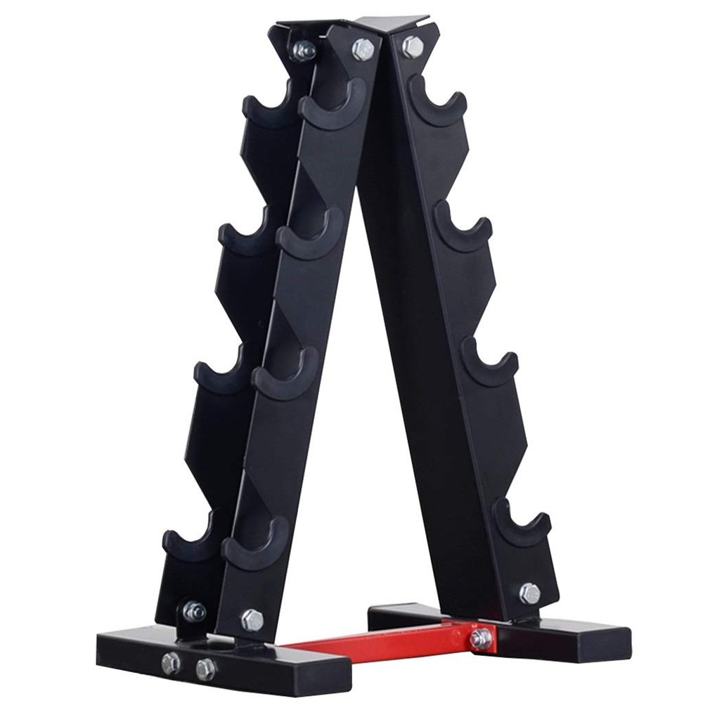 Dumbbell Racks Weight Rack for Dumbbells, Home 4-Layer Dumbbell Tree, Compact Dumbbell Bracket, A-Frame Dumbbell Storage Racks, Easy to Assemble, Load Bearing 300 KG