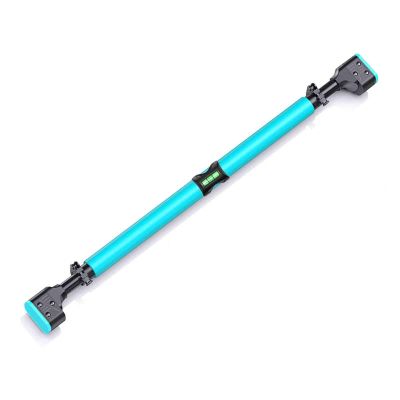 Pull-Up Bars AGYH Portable Steel Horizontal Bar, Door Corridor Telescopic Pull-up Training Bar, with Balance Tester and Safety Lock, Load 350KG, 75-150cm (Size : 75-95cm)