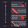 Pull-Up Bars AGYH Portable Steel Horizontal Bar, Home Strength Training Suspension Bar with Safety Lock, Screwless Installation, 70-145cm, Bearing 300KG, (Size : 95-125cm) view 3