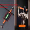 Pull-Up Bars AGYH Portable Steel Horizontal Bar, Pull-up Training Bar with Orange Comfortable Handguards, Safe and Stable, Load 350KG, 75-150cm (Size : 75-95cm) view 2