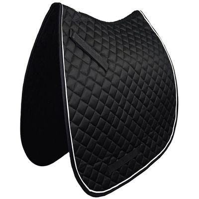 Gatsby Premium Dressage Saddle Pad Black/White