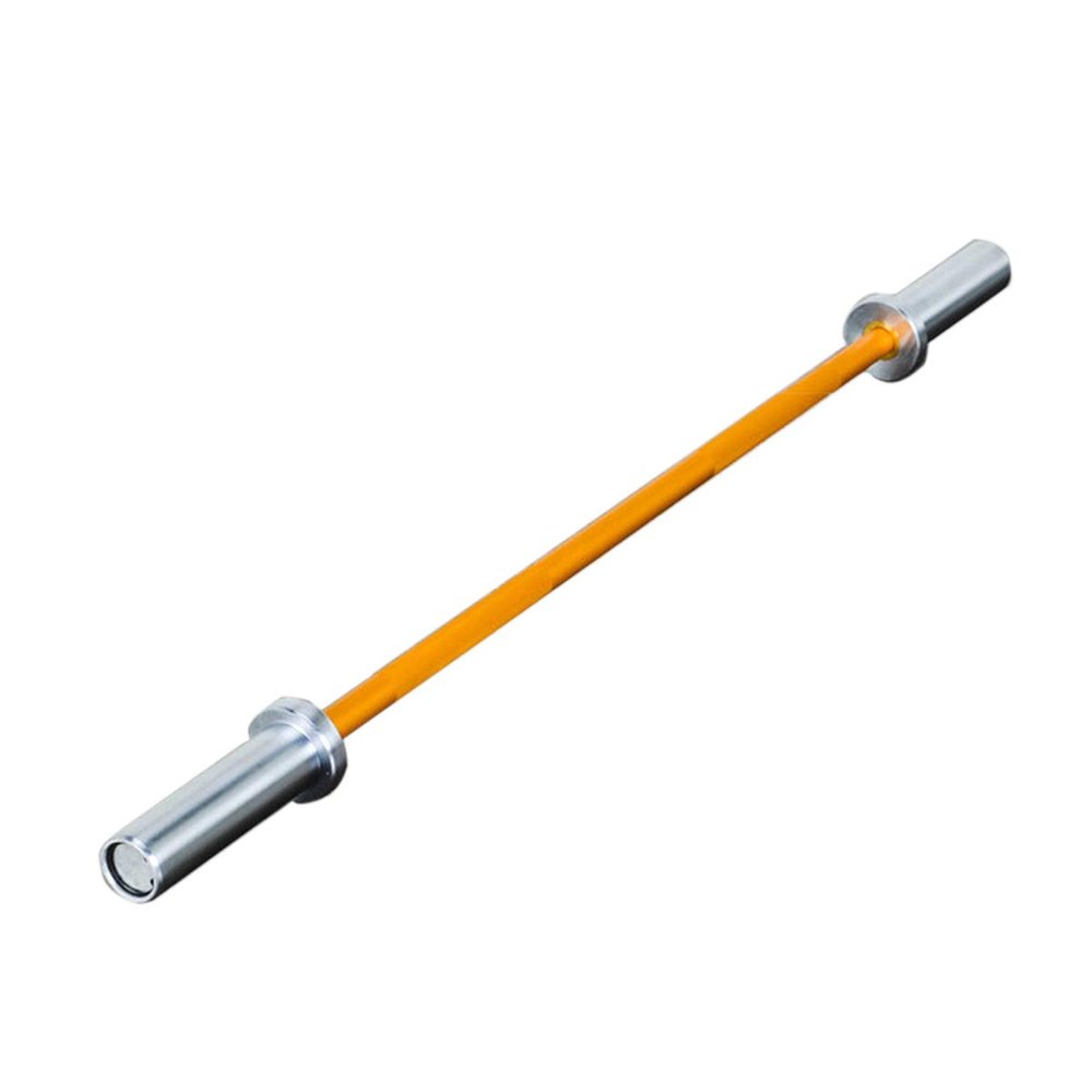 47-inch/13LB Colored Olympic Bar for Weightlifting and Squatting (47 Inch-Gold)