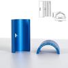 N / A Bike Handlebar Shim Stem Reducer Convert 25.4mm to 31.8mm Bar Bore Adapter Bike Accessories1 Pair (Blue) view 2
