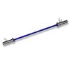 47-inch/13LB Colored Olympic Bar for Weightlifting and Squatting (47 Inch-Blue) view 1