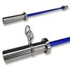 47-inch/13LB Colored Olympic Bar for Weightlifting and Squatting (47 Inch-Blue) view 3