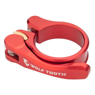 Wolf Tooth QR Quick Release Seatpost Clamp - 34.9mm, Red