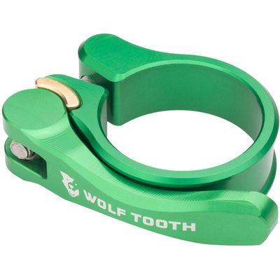 Wolf Tooth QR Quick Release Seatpost Clamp - 38.6mm, Green