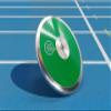 Trail Creek TC Green Kazam Girls Discus 1 kg - Track and Field Discus 1k - Girls High School Throwing Discus - 1k Discus - Superb Girls 1 kg Discus for Beginning Throwers - Middle School Discus view 2