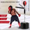 du hui shop Freestanding Speed Bag Boxing Set with Strong Suction Cup Base Boxing Speed Trainer,Punching Bag Reflex Boxing Bag with 360 Reflex Bar Height Adjustable Boxing Punching Ball view 3